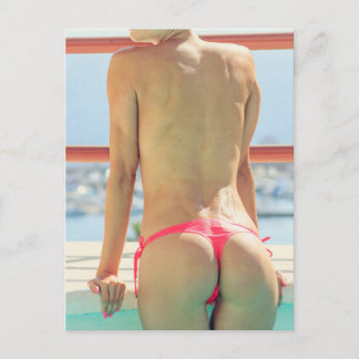 BIKINI GIRL BRIEFKAART