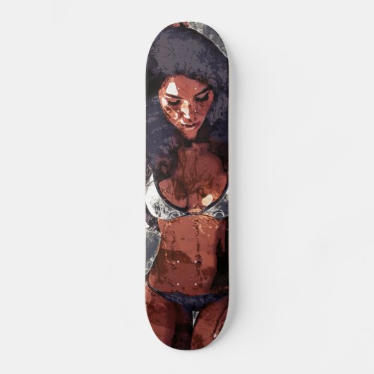 Bikini Girl Skateboard (Voorkant)