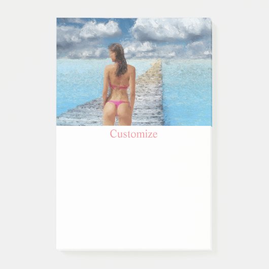 Bikini Girl Thunder_Cove Post-it® Notes (Voorkant)