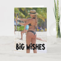 BIKINI GRANDE CARTES D'ANNIVERSAIRE DE LA FILLE DE