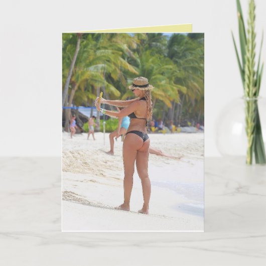 BIKINI GRANDE CARTES D'ANNIVERSAIRE DE LA FILLE DE (Devant)