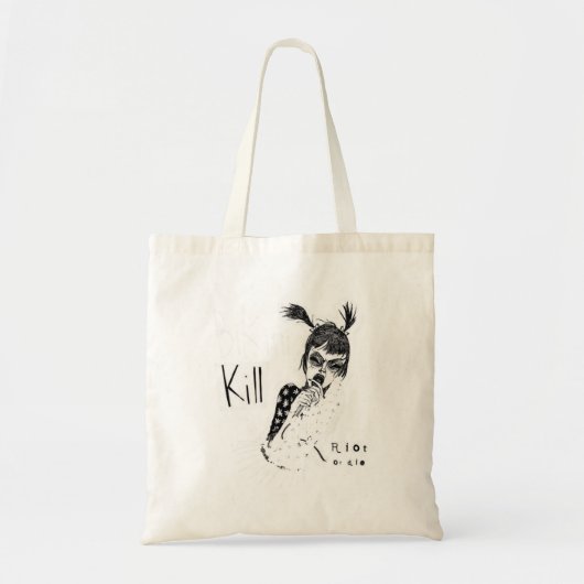 bikini kill band punk45.png tote bag (Voorkant)