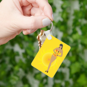Bikini Meisje Sleutelhanger