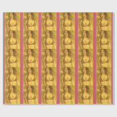 bikini-meisjeskunst cadeaupapier (Vlak)