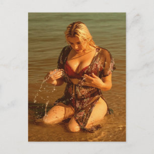 Bikini mode Model Photo Briefkaart