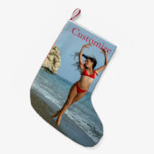 Bikini Model Dansend Thunder_Cove Kleine Kerstsok (Voorkant (Hangend))