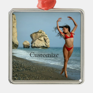 Bikini Model Dansend Thunder_Cove Metalen Ornament