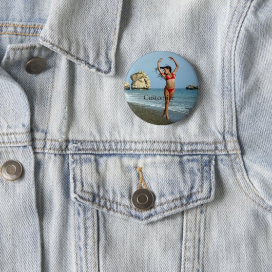 Bikini Model Dansend Thunder_Cove Ronde Button 5,7 Cm (In situ)
