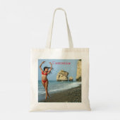 Bikini Model Dansend Thunder_Cove Tote Bag (Achterkant)