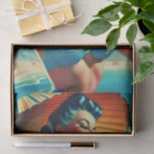  Bikini Pin-up Tissuepapier (Geschenk)