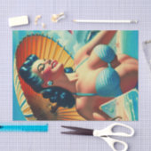  Bikini Pin-up Tissuepapier (Craft)