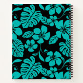 BIKINI ROSE (NOIR/TURQUOISE) Carnet spiral (Dos)