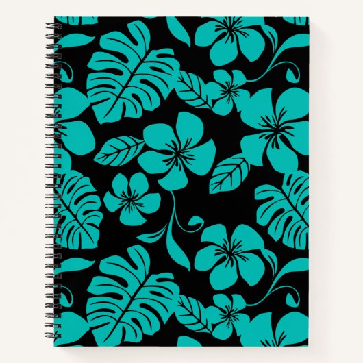 BIKINI ROSE (NOIR/TURQUOISE) Carnet spiral (Devant)