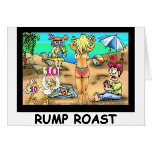Bikini Rump Roast Funny Offbeat T - shirts en cade