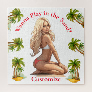 Bikini strand meisje Thunder_Cove Legpuzzel