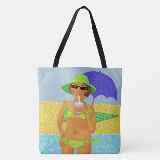 Bikini-strandtas Tote Bag (Voorkant)