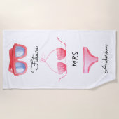 Bikinibril Future Mrs-strandhanddoek Strandlaken (Voorkant)
