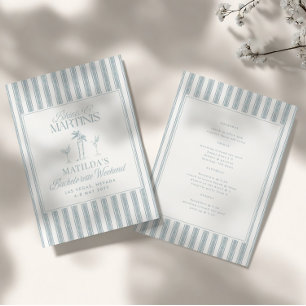 Bikinis en martinis Elegante  vrijgezellenfeest Kaart