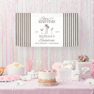 Bikinis en martinis Elegante vrijgezellenfeest Spandoek