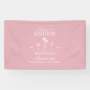 Bikinis en martinis Elegante vrijgezellenfeest Spandoek