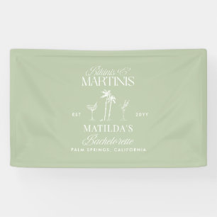 Bikinis en martinis Elegante vrijgezellenfeest Spandoek