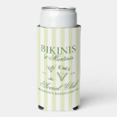 Bikinis en Martinis Groene Strepen (Seltzer Voorkant)