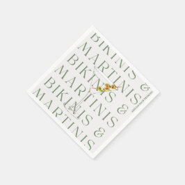 Bikini's en Martini's Servet