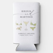 Bikinis & Martinis Bruiloft Feestje Bachelorette (Achterkant)