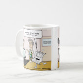 Bilan comptable douteux Punny Coffee Mug (Devant gauche)