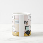 Bilan comptable douteux Punny Coffee Mug (Centre)