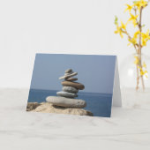 Bilan Zen Nouveau Age Note / Carte de voeux (Fleur jaune)