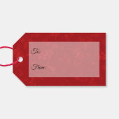 Bilateraal Noors Amerikaans cadeau voor feestdagen Cadeaulabel (Achterkant Horizontaal)