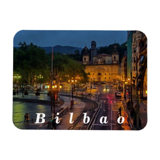 Bilbao. #24 magneet (Horizontaal)