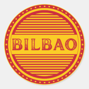Bilbao City Pride Embleem – Spaanse identiteit Ronde Sticker