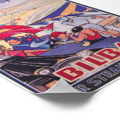 Bilbao Espagne Poster Vintage voyage (Coin)