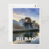 Bilbao Guggenheim Museum Reizen Briefkaart (Voorkant / Achterkant)