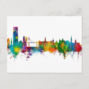 Bilbao Spain Skyline Briefkaart