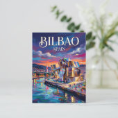 Bilbao Spanje Briefkaart (Staand voorkant)