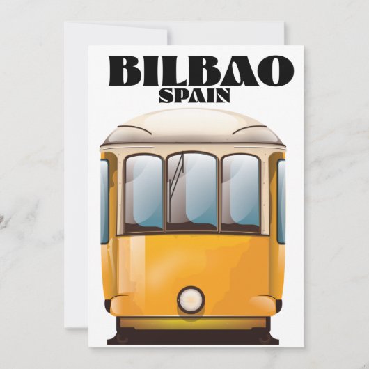 Bilbao Spanje reisposter Save The Date (Voorkant)