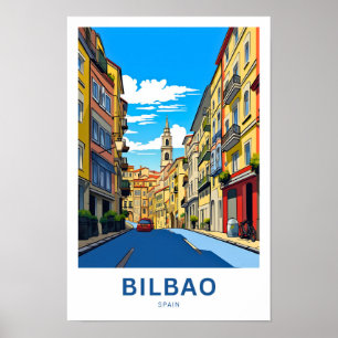 Bilbao Spanje Reisprint Poster