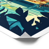 Bilbao Spanje Reizen Illustratie Poster (Hoek)