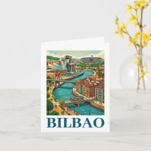 Bilbao Spanje Reizen - Kleurrijke Architectuur Kaart