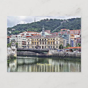 Bilbao, Spanje stadsbeeld foto Briefkaart