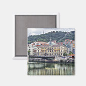 Bilbao, Spanje stadsbeeld foto Magneet (Voorkant / Achterkant)