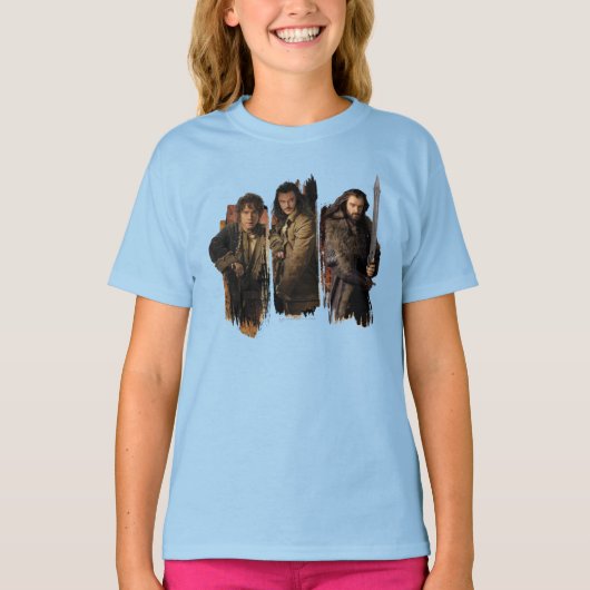 BILBO BAGGINS™, Bard en Thorin Graphic T-shirt (Voorkant)