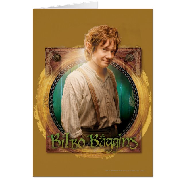 BILBO BAGGINS™ Caractère avec nom (Devant)