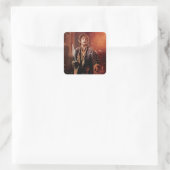 BILBO BAGGINS™ Character Poster 3 Vierkante Sticker (Tas)