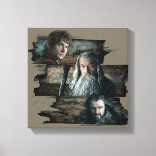 BILBO BAGGINS™, Gandalf, THORIN OAKENSHIELD™ Canvas Afdruk