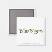 BILBO BAGGINS™ getextureerd Magneet (Voorkant / Achterkant)