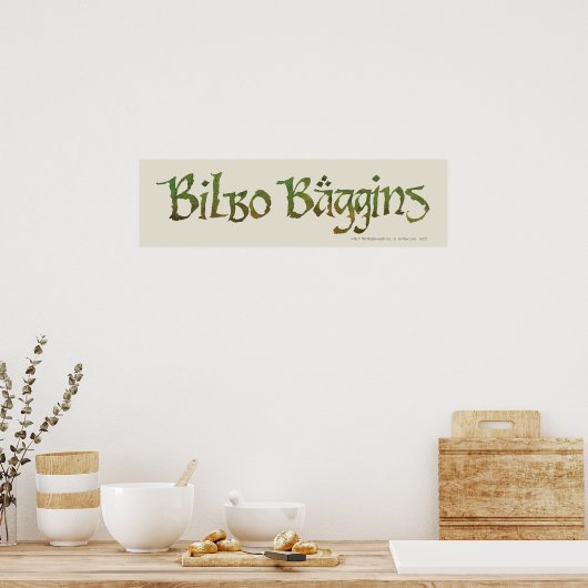 BILBO BAGGINS™ getextureerd Poster (Keuken)